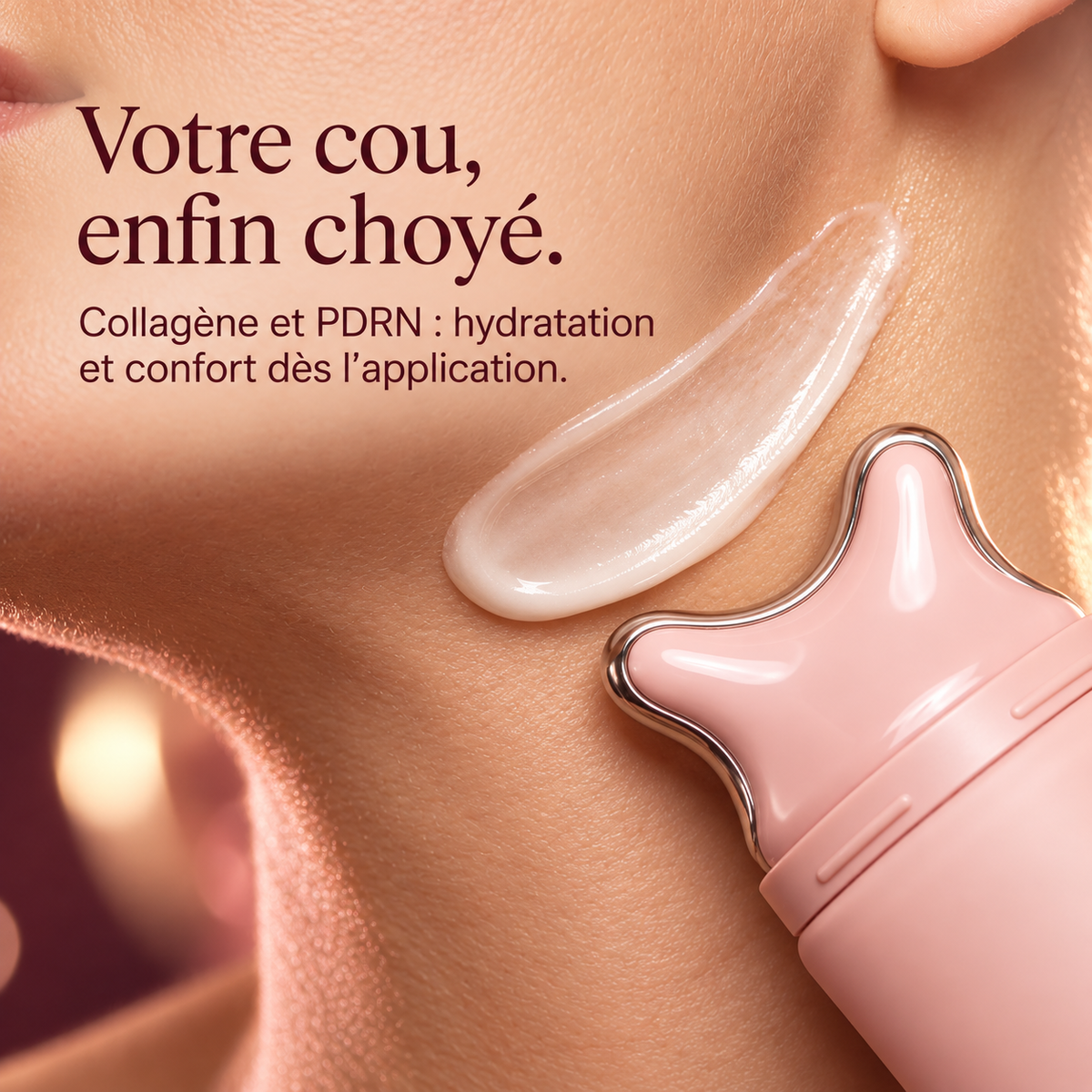 Soin Contour Cou & Décolleté, Gua Sha intégré